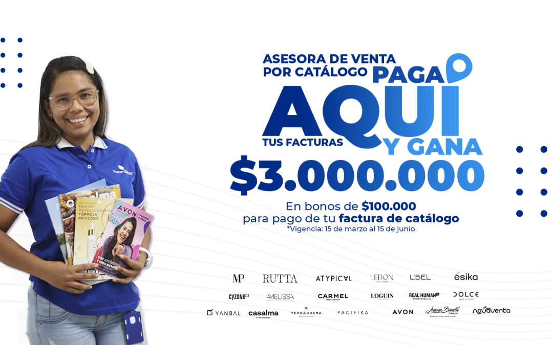 Gana pagando tus facturas de ventas por catálogo