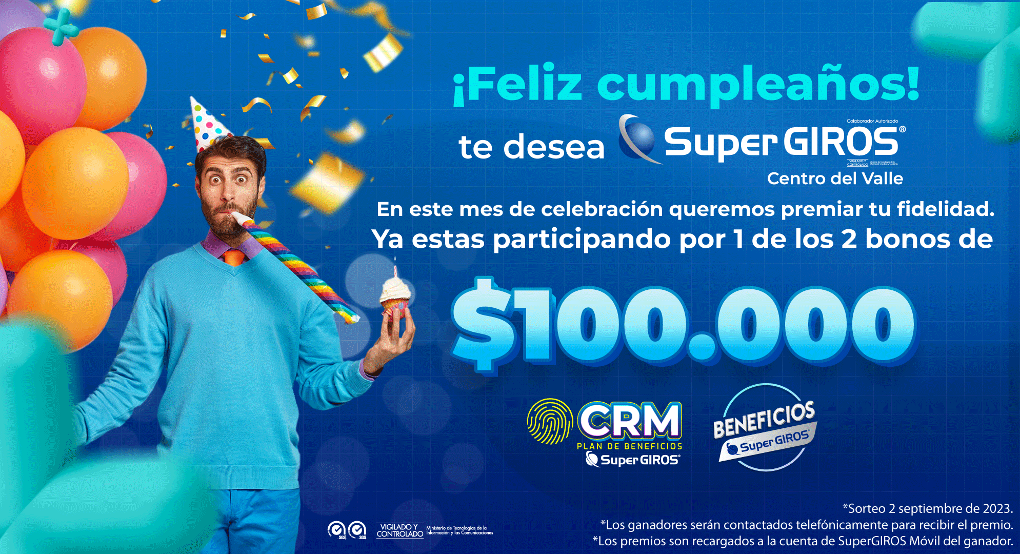 Feliz Cumpleaños Plan de beneficios CRM