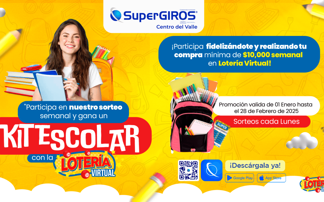 Kit Escolar Con Lotería Virtual