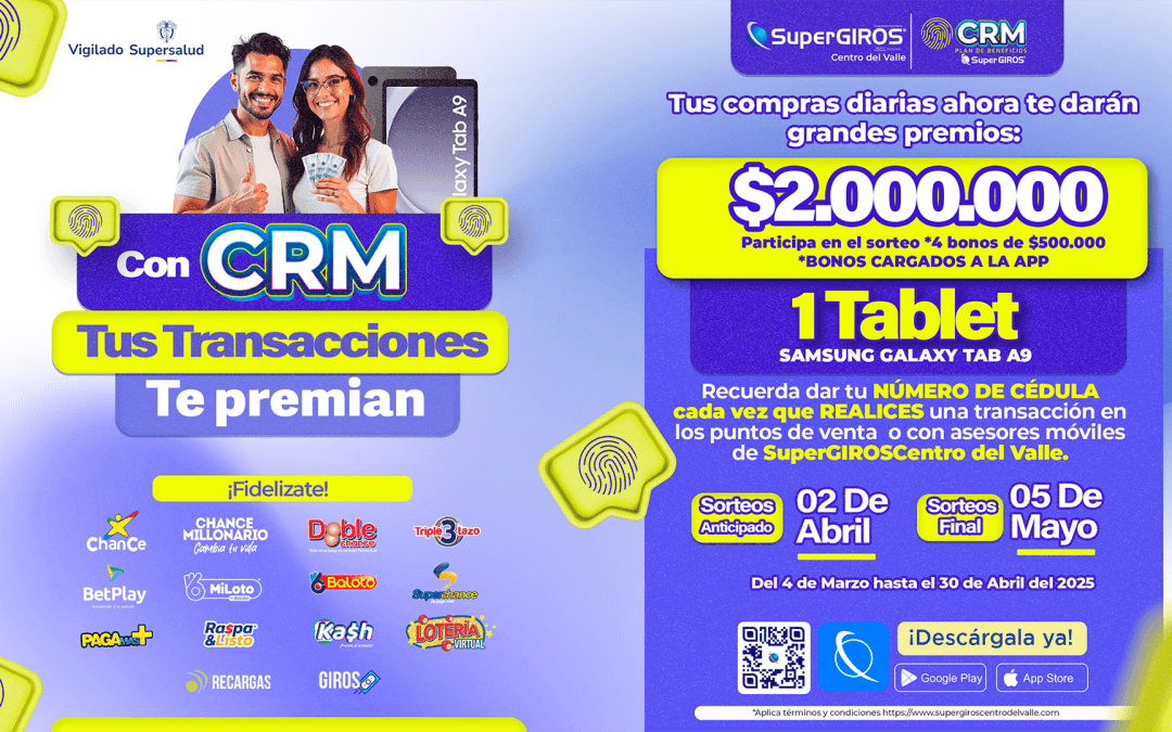 Con CRM Tus Transacciones Te Premian